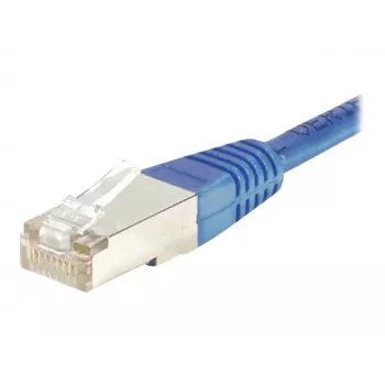 EXERTIS CONNECT Cat.5e F/UTP patchkabel, RJ45, blauw, 0,3 m 857111