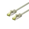 EXERTIS CONNECT Cat.6A S/FTP patchkabel, 90 m, grijs, 10 Gbps, Slim Snagless Boot 857795