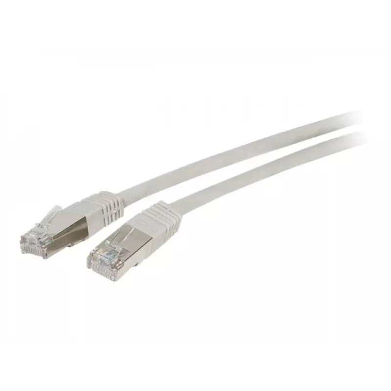EXERTIS CONNECT Cat.6A S/FTP patchkabel, 90 m, grijs, 10 Gbps, Slim Snagless Boot 857795