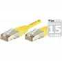 EXERTIS CONNECT Cat.6 S/FTP patchkabel, 0,15 m, geel 856813