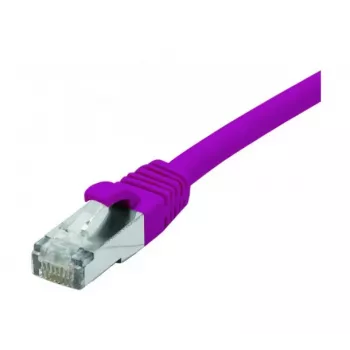 EXERTIS CONNECT Cat. 6 F/UTP patchkabel, PoE, halogeenvrij, violet, 1,0 m 854411