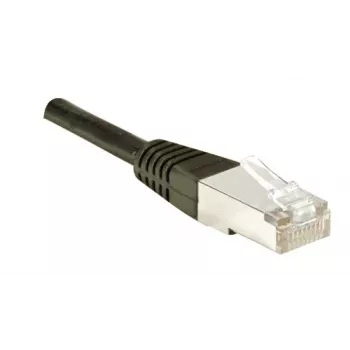 EXERTIS CONNECT Cat.6 S/FTP PiMF patchkabel, zwart, 0,7 m, Slim Snagless 856843