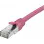 EXERTIS CONNECT S/FTP Cat 6A patchkabel, roze, 2,0 m, Slim Snagless RJ45 854378