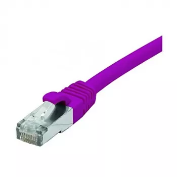 EXERTIS CONNECT Cat. 6 F/UTP patchkabel, PoE, halogeenvrij, violet, 15,0 m met trekontlasting 854416
