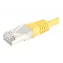 Exertis Connect 856831 Cat.6 S/FTP PiMF patchkabel, 0,5 m, geel, slanke knikbescherming