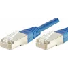Exertis Connect 856832 Cat6 S/FTP netwerkkabel, 0,5 m, blauw