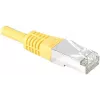 EXERTIS CONNECT Cat.6 S/FTP PiMF patchkabel, geel, 0,3m, Slim Snagless Boot 856822