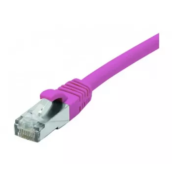 EXERTIS CONNECT Cat. 6 F/UTP patchkabel, PoE, halogeenvrij, roze, 2,0 m, snagless 854434
