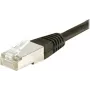 EXERTIS CONNECT Cat.6 S/FTP PiMF patchkabel, RJ45, zwart, 2 m 856870