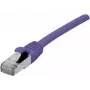 EXERTIS CONNECT Cat 6 F/UTP PoE halogeenvrije patchkabel, violet, 10 m 854415