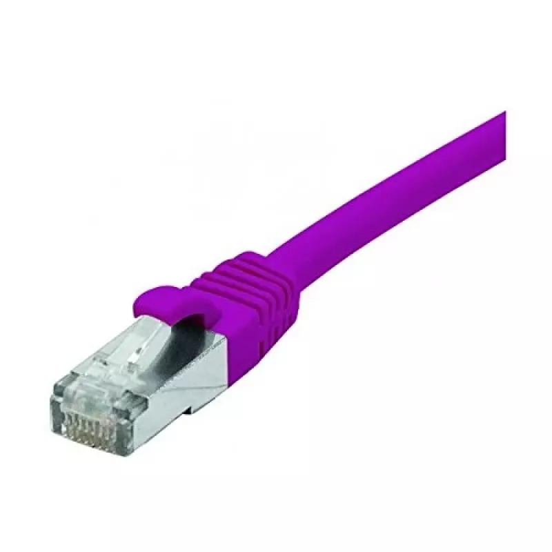EXERTIS CONNECT Cat 6 F/UTP PoE halogeenvrije patchkabel, violet, 10 m 854415