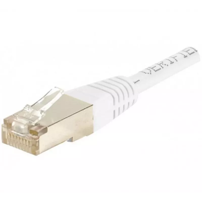 EXERTIS CONNECT Cat.6 S/FTP PiMF patchkabel, RJ45, wit, 30 m 856935