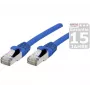 EXERTIS CONNECT Cat 6A S/FTP patchkabel, 5 m, blauw 858456