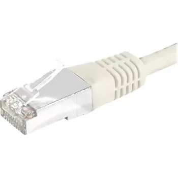 EXERTIS CONNECT Cat.6 S/FTP patchkabel, PiMF, grijs, 15,0 m, slanke snagless tule 856900