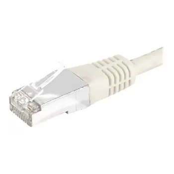 EXERTIS CONNECT Cat.6 S/FTP patchkabel, PiMF, grijs, 15,0 m, slanke snagless tule 856900