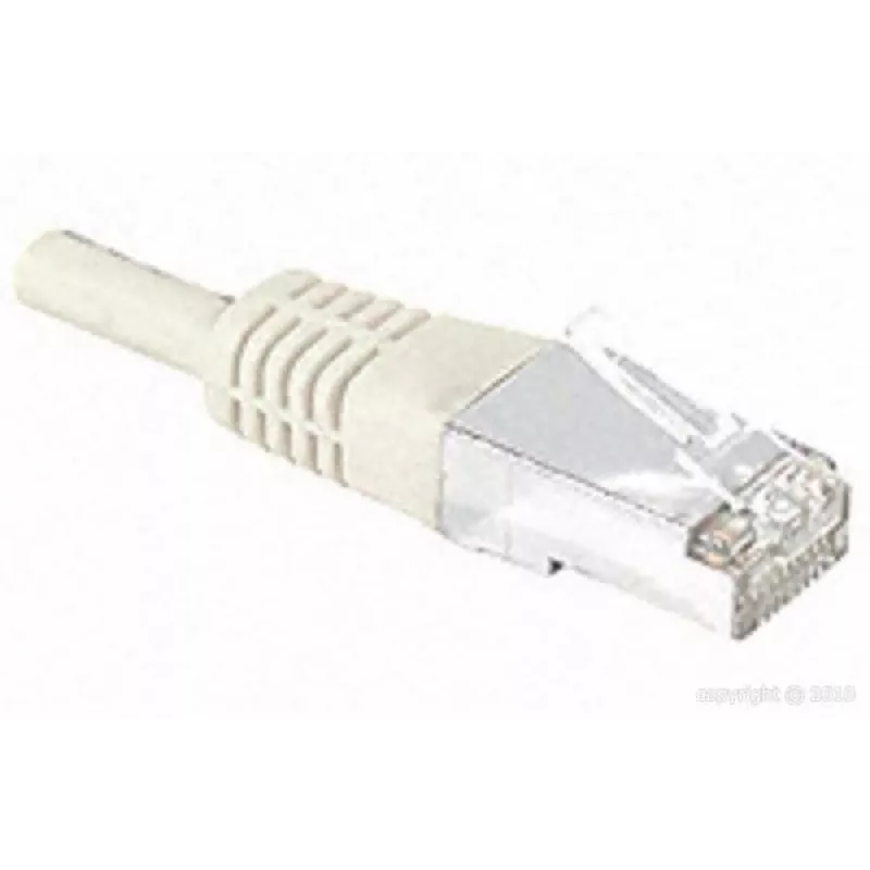 EXERTIS CONNECT CAT.6A S/FTP patchkabel, 3 m, grijs, slim bend protection 857730