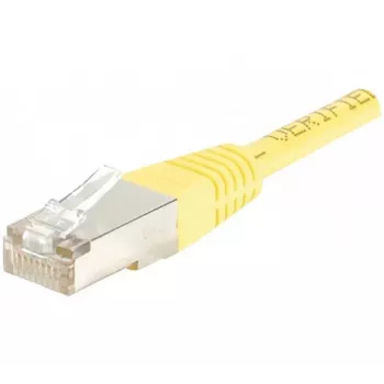 EXERTIS CONNECT Cat.6 F/UTP patchkabel, geel, 1,5 m, slimme snagless-mantel 857930