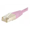 Exertis Connect 854478 Cat6 S/FTP patchkabel, roze, 0,5 m, RJ45
