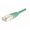 EXERTIS CONNECT Cat.5e F/UTP patchkabel, groen, 0,3 m, RJ45, slim snagless 857070