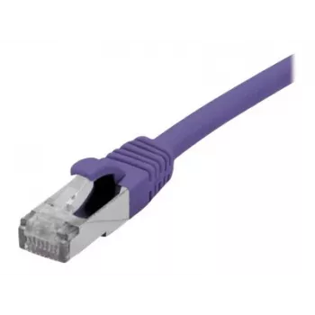 EXERTIS CONNECT Cat 6A S/FTP patchkabel, violet, 0,15 m 858513