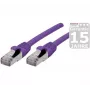 EXERTIS CONNECT Cat 6a SFTP patchkabel RJ45 naar RJ45, 1,5m, violet, halogeenvrij 858517