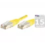 EXERTIS CONNECT CAT.6A S/FTP patchkabel, 2m, geel, slimme knikbescherming 858333