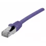EXERTIS CONNECT Cat 6A S/FTP patchkabel, violet, 3,0 m, slimme snagless-mantel 858519