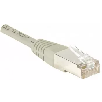 EXERTIS CONNECT Cat.6 F/UTP-ethernetpatchkabel, grijs, 1,5 m, Slim Bend Protection, Snagless, RJ45 857900