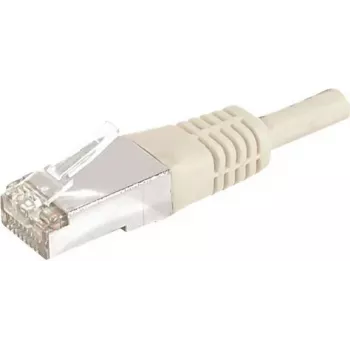 EXERTIS CONNECT CAT.6a F/UTP-patchkabel, 0,3 m, grijs, 10 Gbps 859501