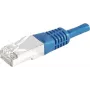 EXERTIS CONNECT Cat.6a F/UTP-patchkabel, 3 m, blauw, 10 Gbps, Slim Bend Protection 859521