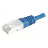 EXERTIS CONNECT Cat.6a F/UTP-patchkabel, 3 m, blauw, 10 Gbps, Slim Bend Protection 859521