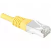 Exertis Connect 858330 Cat.6A S/FTP (PiMF) Class EA patchkabel, 0,5 m, geel, slanke knikbescherming
