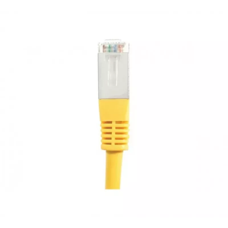 Exertis Connect 858330 Cat.6A S/FTP (PiMF) Class EA patchkabel, 0,5 m, geel, slanke knikbescherming