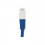 EXERTIS CONNECT CAT.6 S/FTP PiMF-patchkabel, RJ45, blauw, 0,15 m 856814