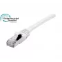 EXERTIS CONNECT Cat. 6A S/FTP-patchkabel, TPE, halogeenvrij, GRS-gecertificeerd, snagless, wit, 0,3 m 854555