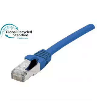 EXERTIS CONNECT RJ45-patchkabel Cat. 6, F/UTP, GRS-gecertificeerd, blauw, 5,0 m 854616