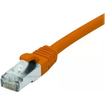 EXERTIS CONNECT 858530 Cat 6A S/FTP patchkabel, 0,3 m, oranje, slanke connectormantel