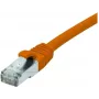 EXERTIS CONNECT 858530 Cat 6A S/FTP patchkabel, 0,3 m, oranje, slanke connectormantel