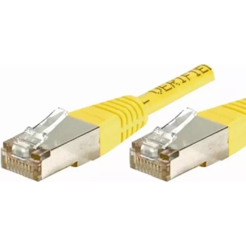 Exertis Connect Cat6 S/FTP ethernet-patchkabel, RJ45, geel, 3 m 856876