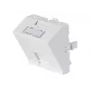 Dexlan frontplaat-inzet 45 x 45 mm voor 1 Keystone-module, 30°, signaalwit RAL 9003 (911712)