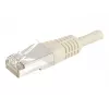 EXERTIS CONNECT Cat.6a F/UTP patchkabel, grijs, 1,0 m, 10 Gbps, Slim Bend Protection 859503