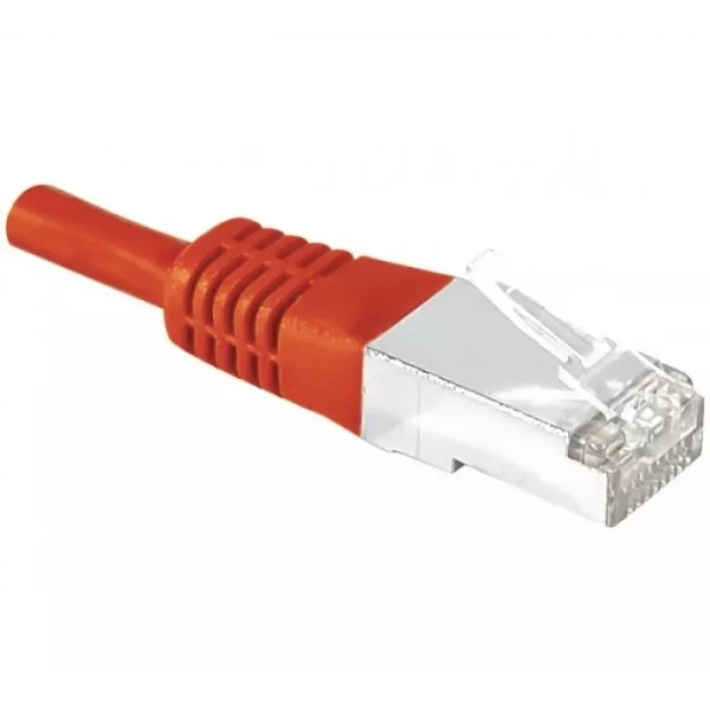 EXERTIS CONNECT Cat6 S/FTP PiMF patchkabel, RJ45, rood, 10 m 856892