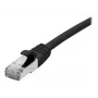EXERTIS CONNECT 858482 Cat 6A S/FTP patchkabel, 0,3 m, zwart, slanke connectormantel