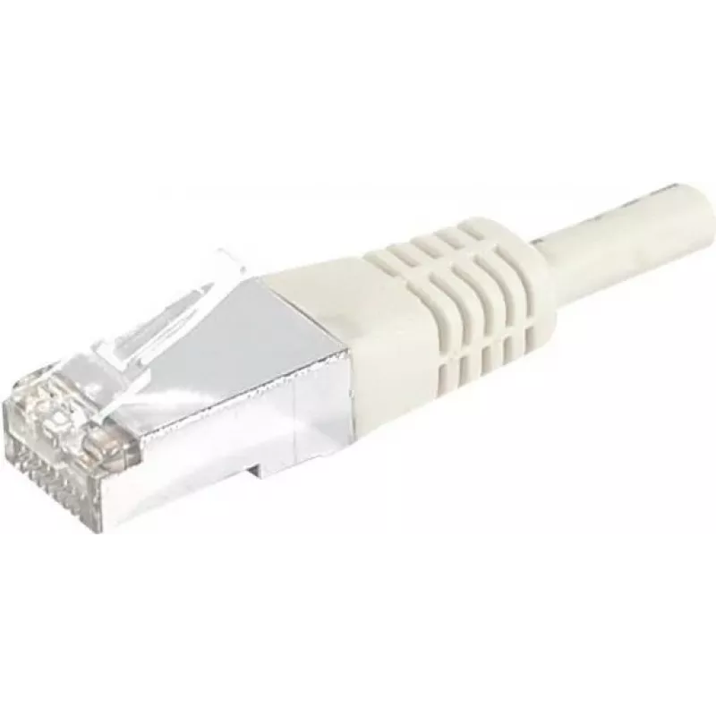 EXERTIS CONNECT CAT.6a F/UTP patchkabel, 25 m, grijs, 10 Gbps 859512