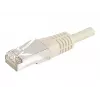 EXERTIS CONNECT Cat.6a F/UTP patchkabel, 2 m, grijs, 10 Gbps, RJ45, Slim Snagless Boot 859505