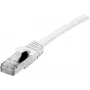 EXERTIS CONNECT 858502 Cat 6A S/FTP patchkabel, 2 m, wit, slanke connectormantel