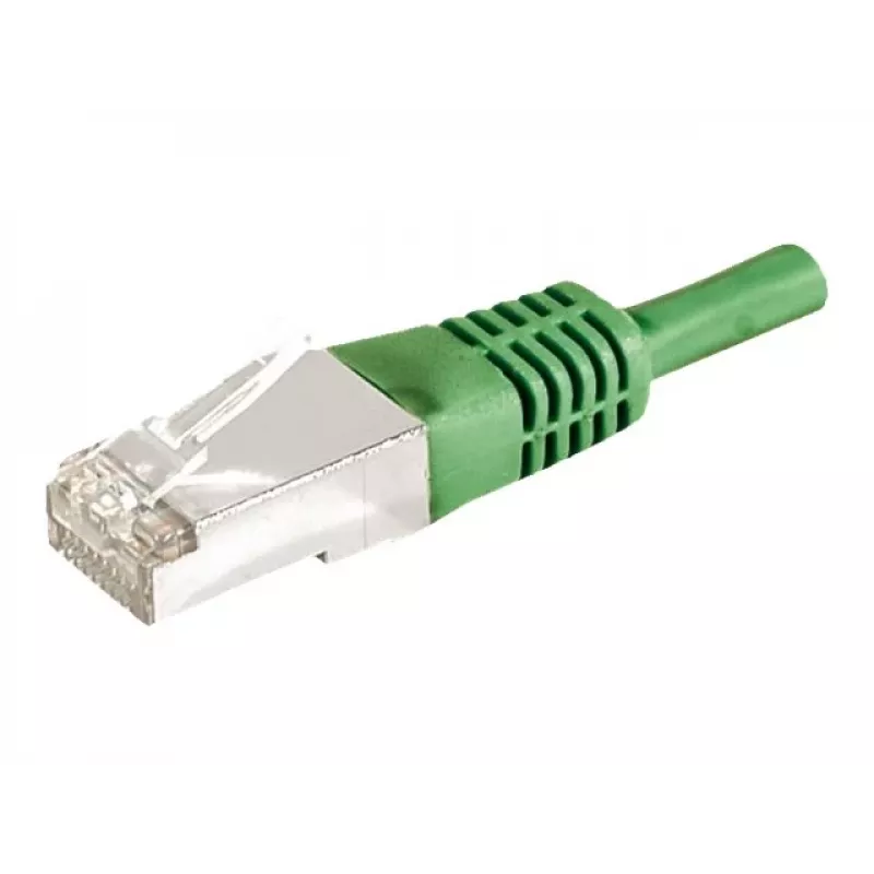 EXERTIS CONNECT Cat.6a F/UTP patchkabel, 0,15 m, groen, 10 Gbps 859545