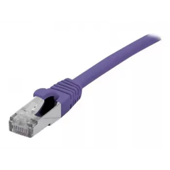 EXERTIS CONNECT Cat 6A S/FTP patchkabel, paars, 20 m, slim snagless, 10 Gbps 858524
