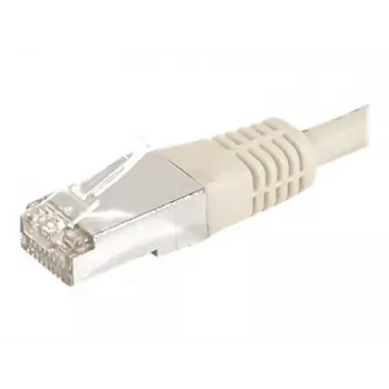 EXERTIS CONNECT CAT.6a F/UTP patchkabel, grijs, 7,5 m, 10 Gbps, slim boot 859508