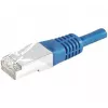EXERTIS CONNECT Cat.6A S/FTP patchkabel, 1m, blauw 858316